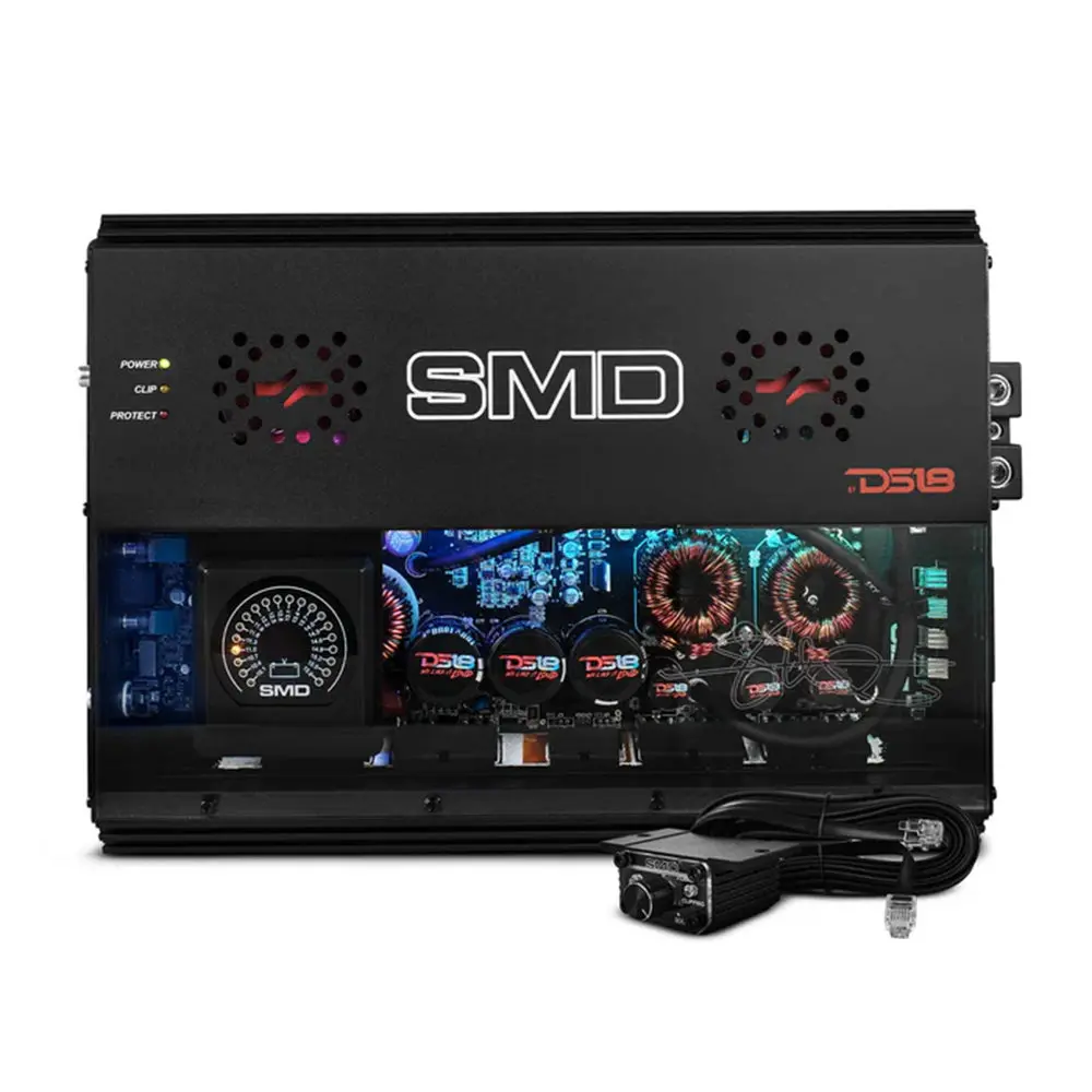 Ds18 Smd Monoblock Amplifier Vm1 Voltmeter Led Lights 3000W 1 Ohm Smd-3000.1D 1