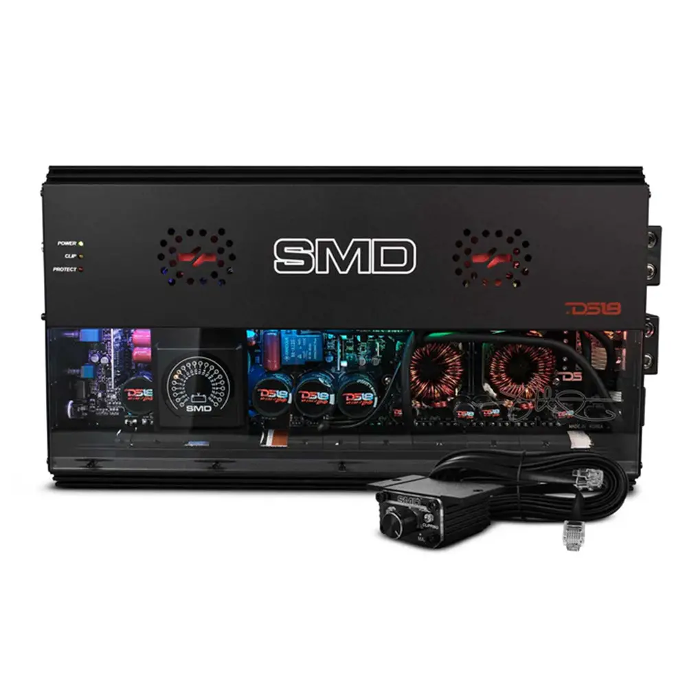 Ds18 Smd Monoblock Class D Amplifier 5000W 1 Ohm With Vm1 Voltmeter Smd-5000.1D 1
