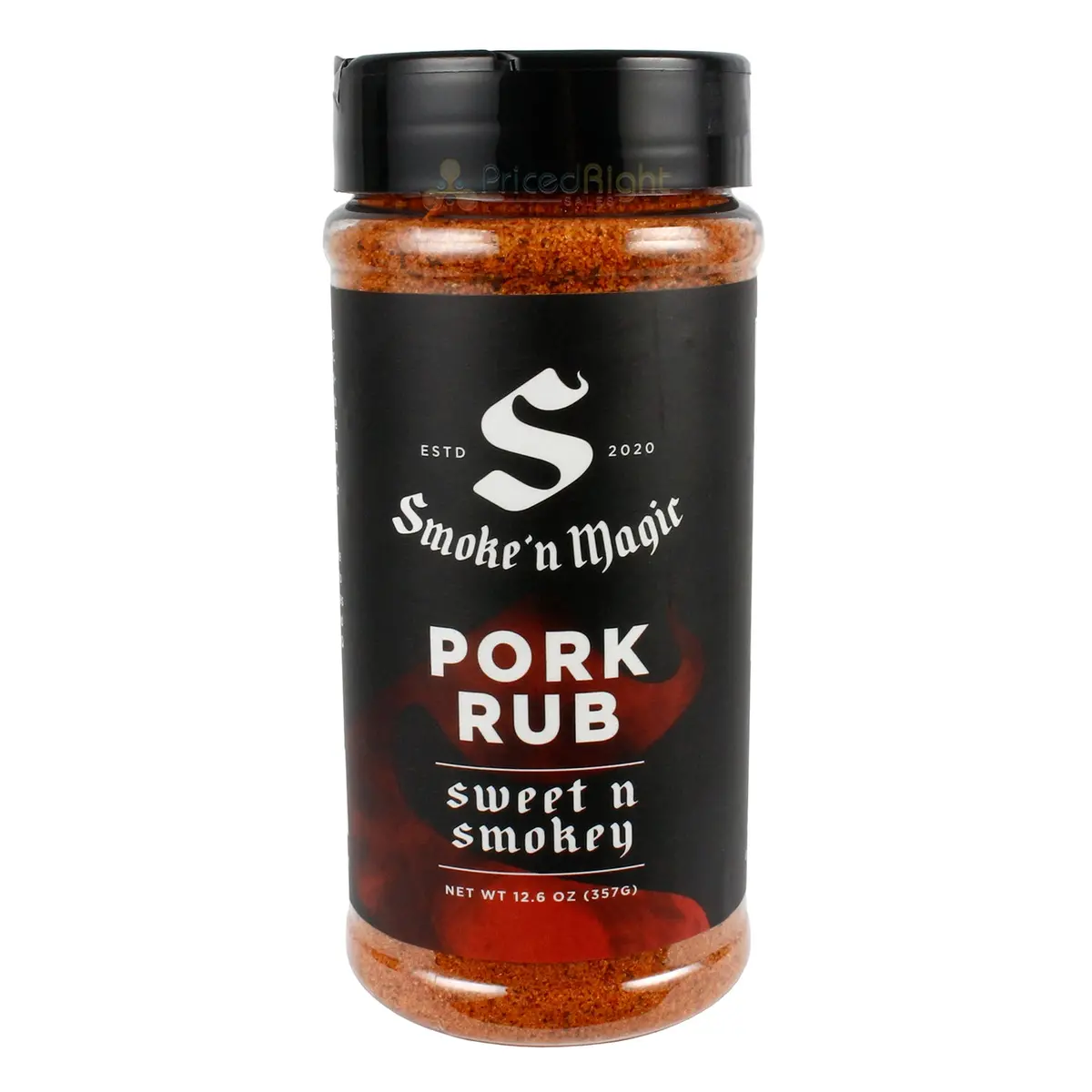 Smoke 'N Magic Sweet 'N Smokey Pork Rub Seasoning Grill Roast Fry 12.6 Ounce 1