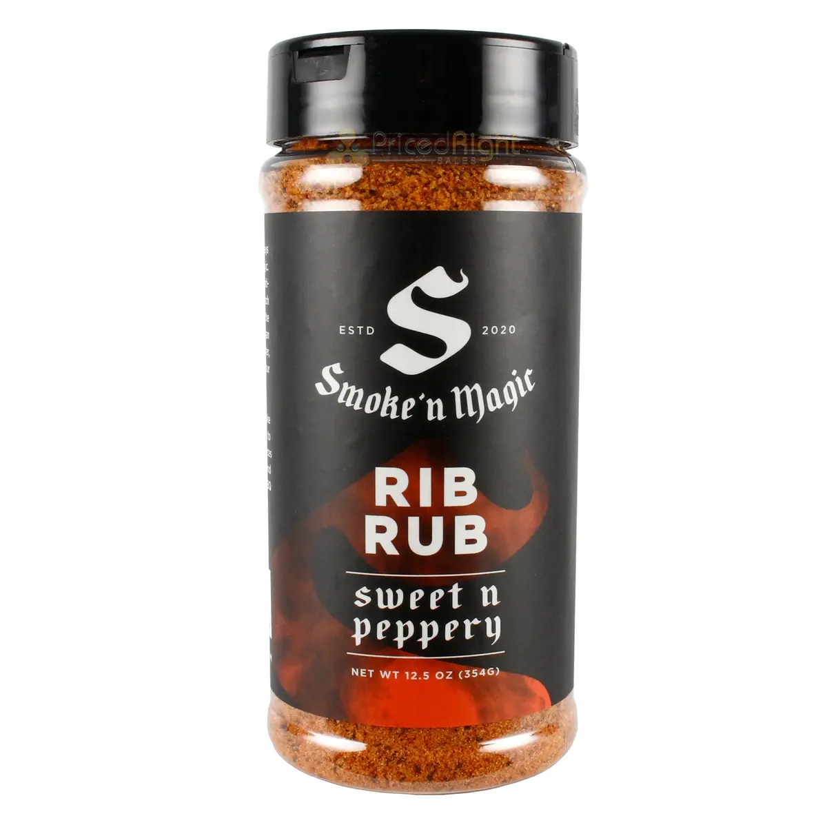 Smoke 'N Magic Sweet N Peppery Rib Rub Seasoning Beef Pork Vegetables 12.5 Ounce 1