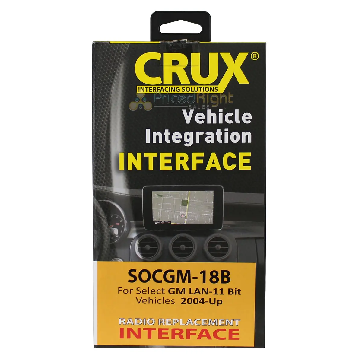 Crux Radio Replacement For Select Gm Lan 11-Bit Vehicles 2004-2012 Socgm-18B 1