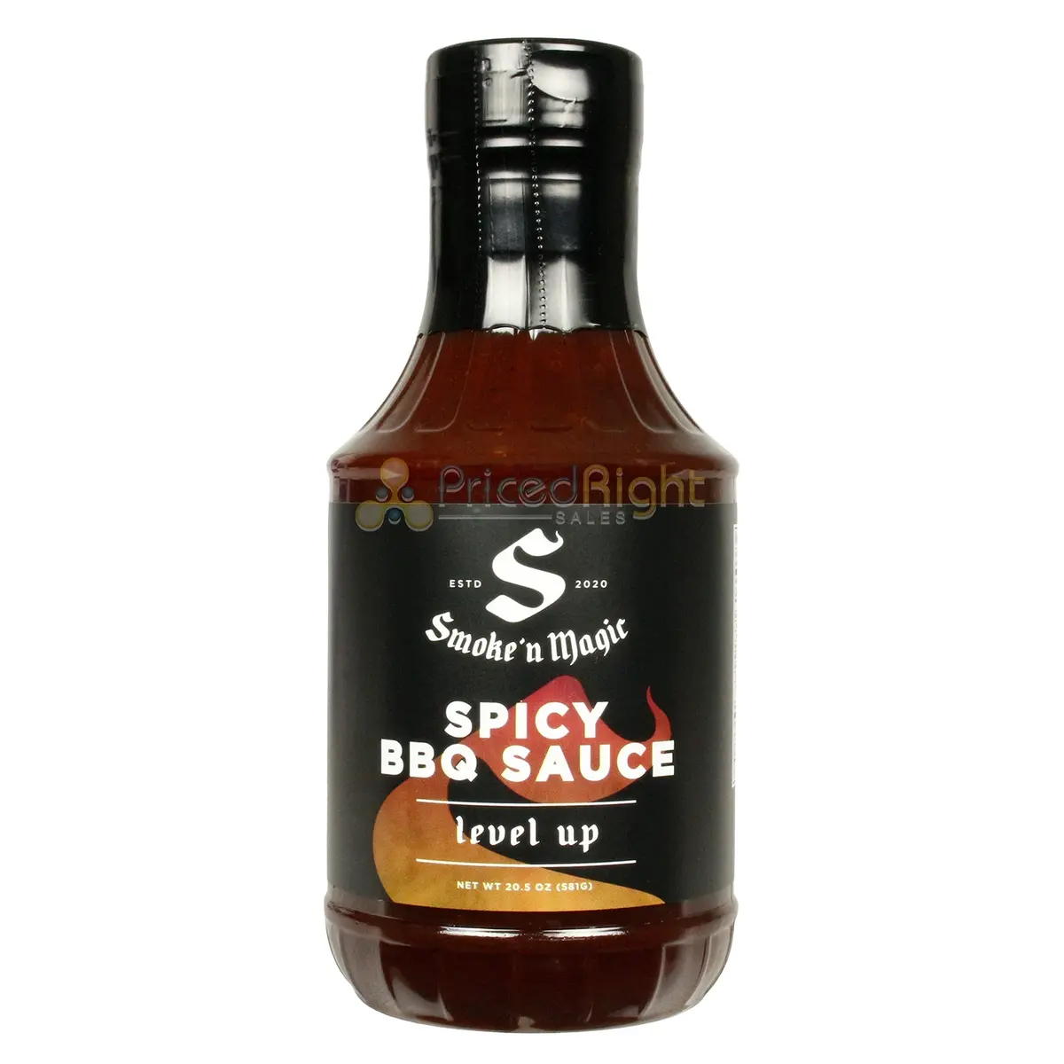 Smoke 'N Magic Spicy Bbq Sauce Level Up Sweet & Heat All Purpose 20.5 Ounce 1