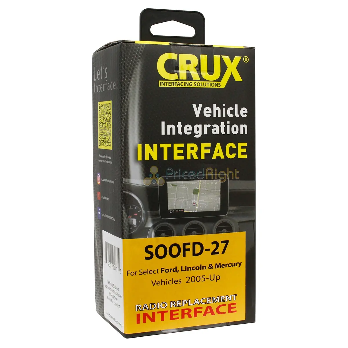 Crux Soofd-27 Radio Replacement Interface For 2005-Up Ford Lincoln Mercury 1