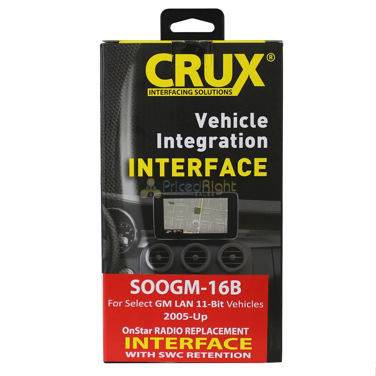 Crux Radio Replacement Interface Swc Retention For Select Gm Vehicles 2005-2012 1