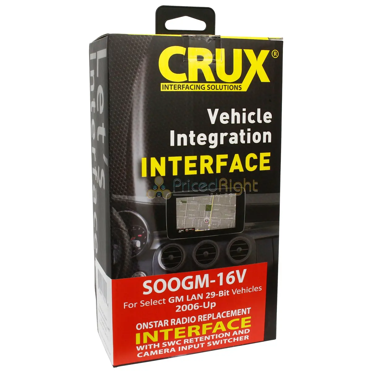 Crux Onstar Radio Replacement With Swc Retention Video Switcher For Gm 2006-Up 1