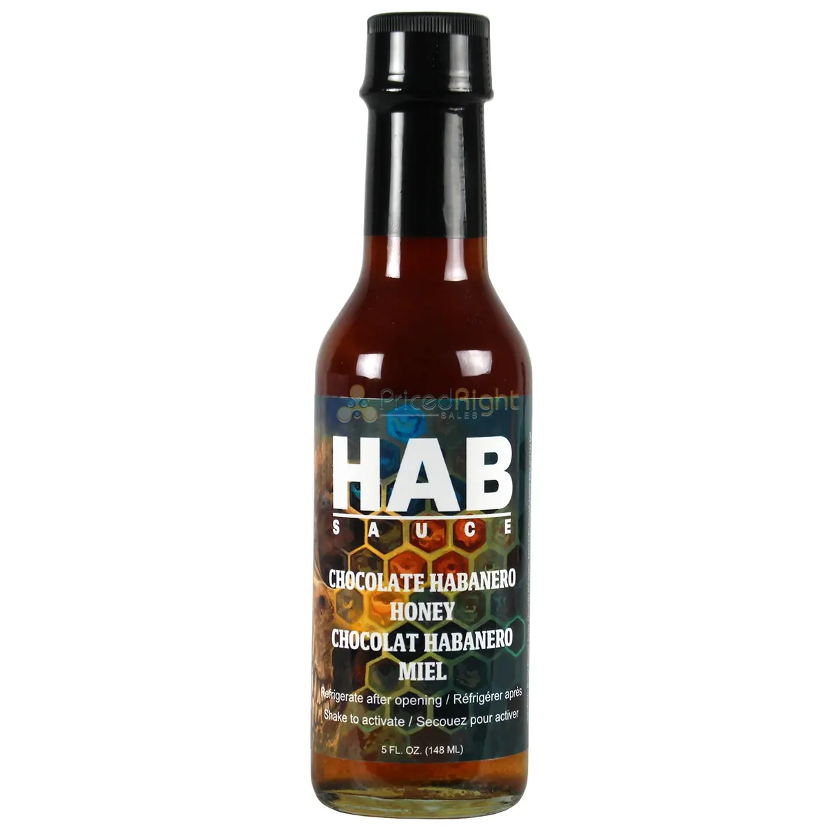 Hab Sauce Chocolate Habanero Honey 5 Oz Gluten Free Medium Heat Hot Sauce 1