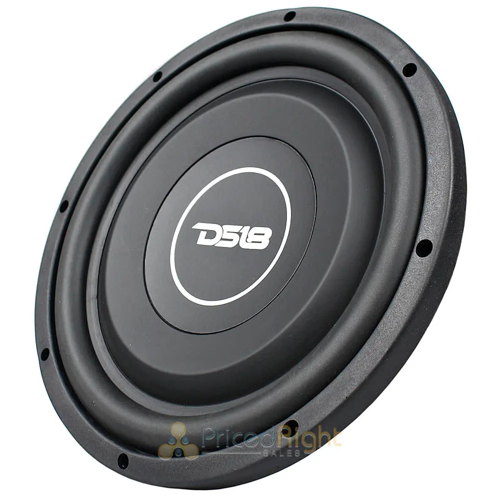 Ds18 Srw Shallow 10" Subwoofer 400 Watts Max Single 4 Ohm Voice Coil Srw10.4 1
