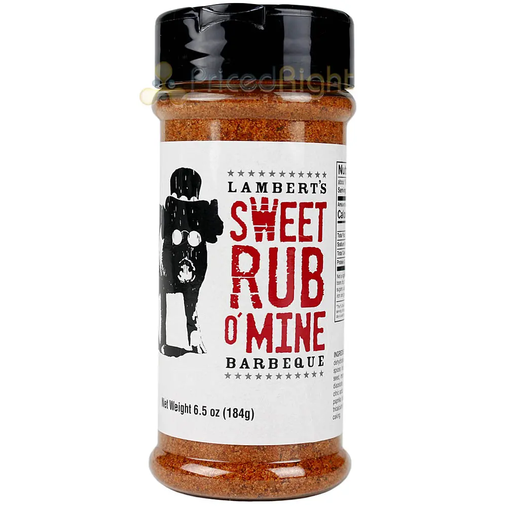 Lamberts Bbq Sweet Rub O' Mine Seasoning 6.5 Oz Award Winning Championship Rub 1