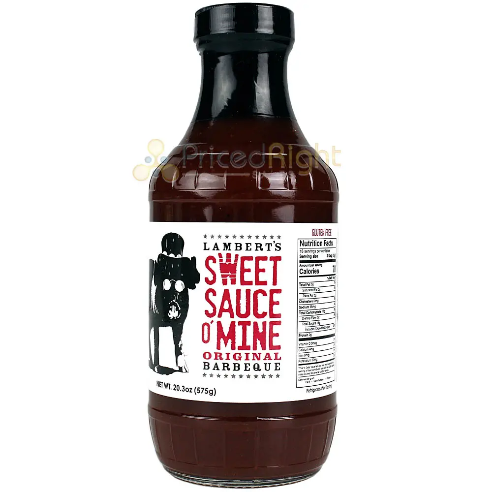 Lamberts Sweet Sauce O' Mine Original Barbeque Sauce 20.3 Oz Award Winning Blend 1