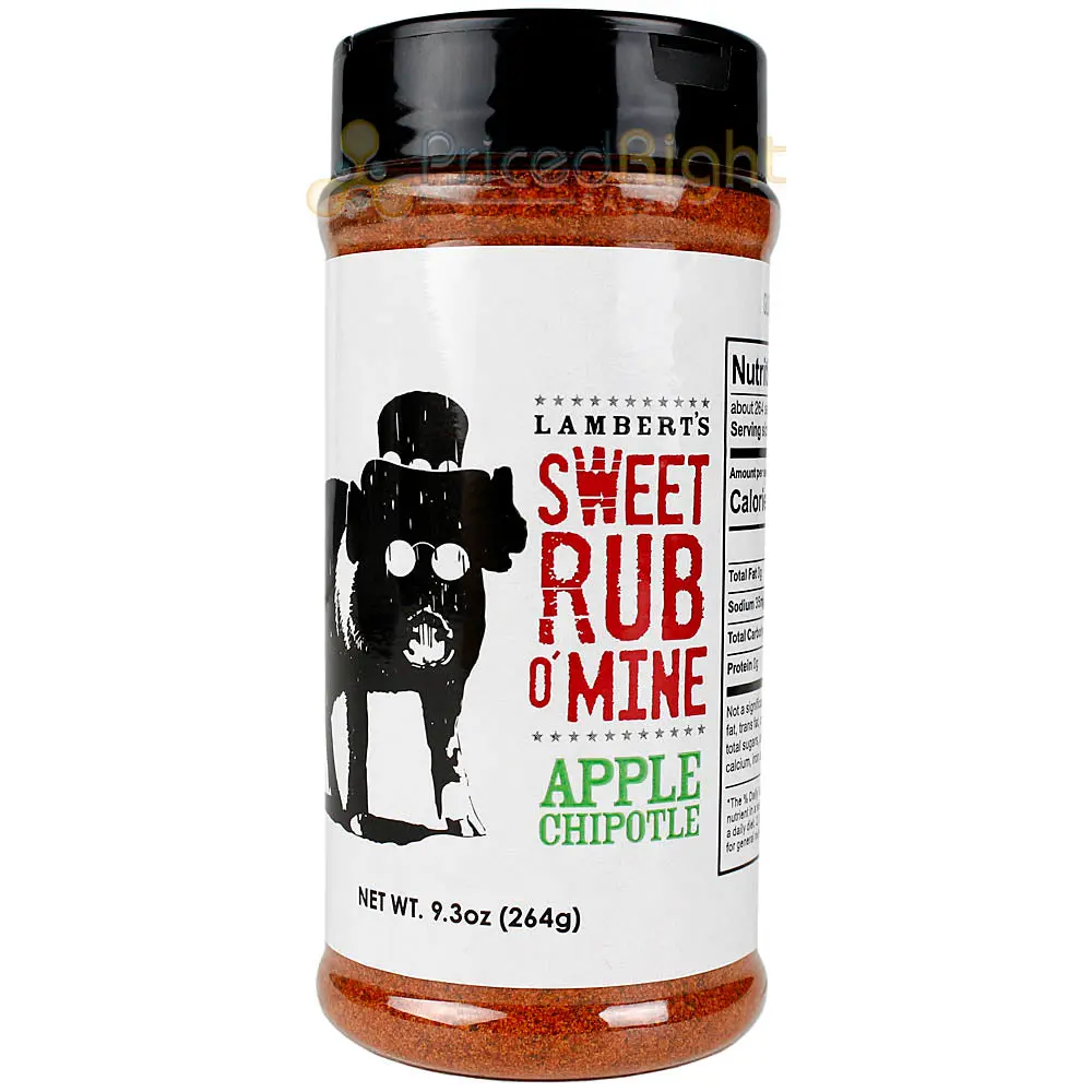 Lamberts Bbq Sweet Rub O' Mine Apple Chipotle Seasoning  9.3 Oz Award Winning 1
