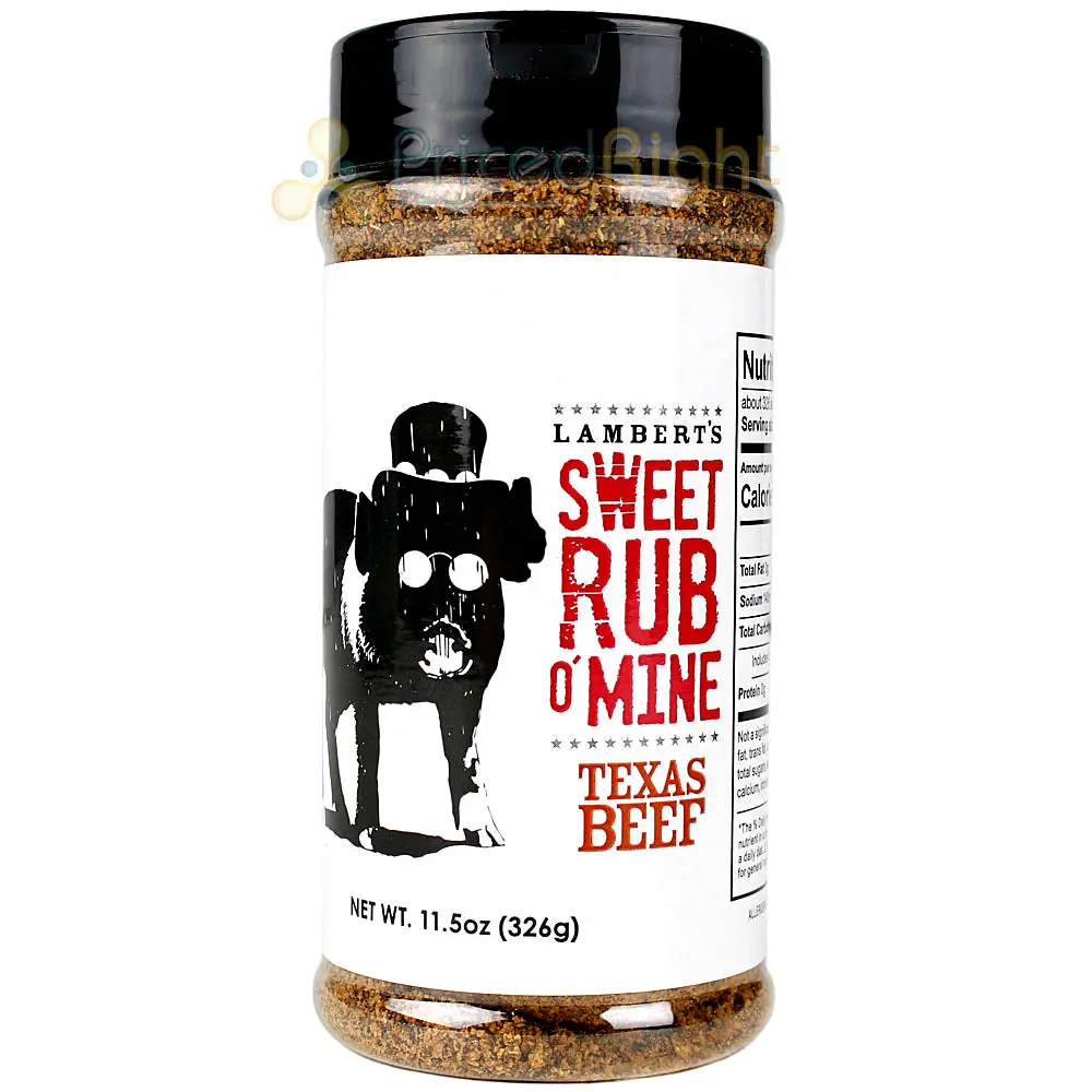 Lamberts Bbq Sweet Rub O' Mine Texas Beef Seasoning 11.5 Oz Award Winning Rub 1