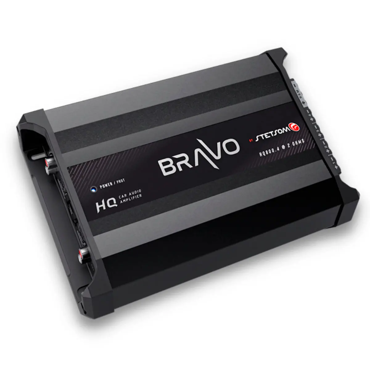 Stetsom Bravo Hq 800.4 Car Audio 4 Channel Amplifier 2 Ohm 800 Watts Rms Hq800.4 1