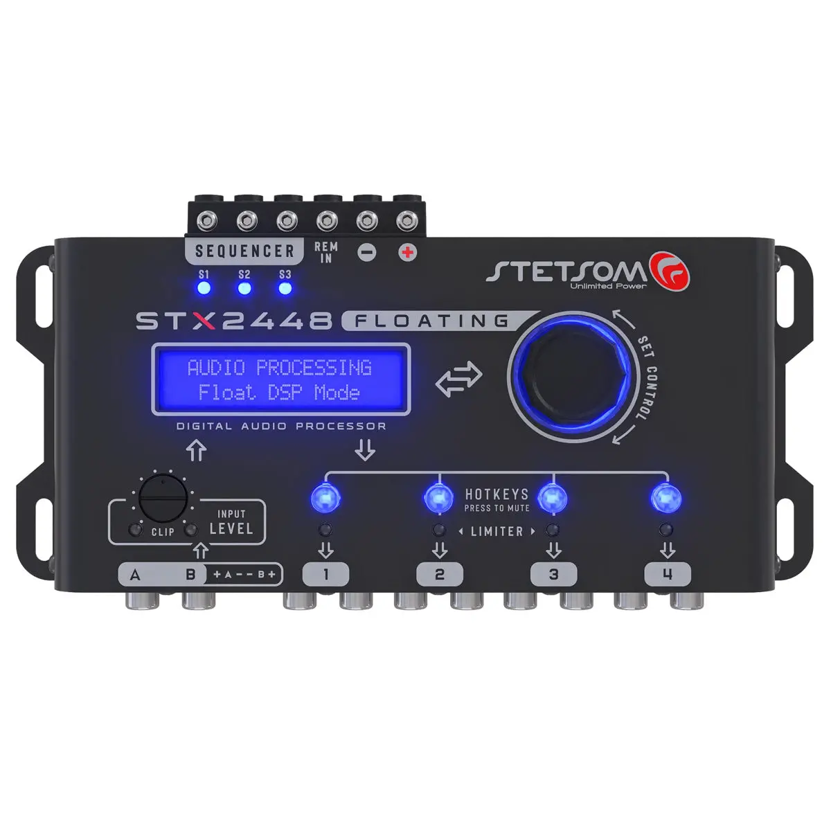Stetsom Stx2448 Floating Dsp Digital Signal Processor Crossover Equalizer 1