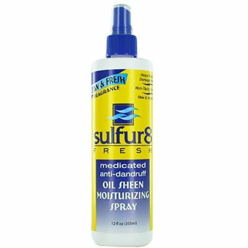 Sulfur8: Fresh Oil Sheen Moisturizing Spray 12Oz 1