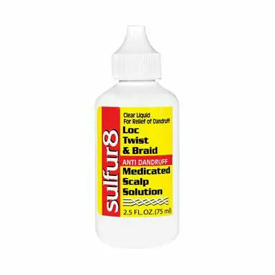 Sulfur8: Loc Twist And Braid Anti Dandruff Medicated Scalp Solution 2.5Oz 1
