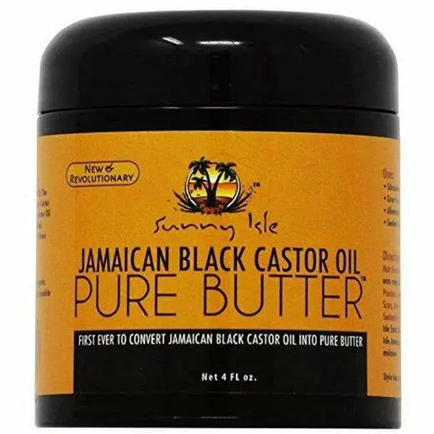 Sunny Isle: Jamaican Black Castor Oil Pure Butter 4Oz 1