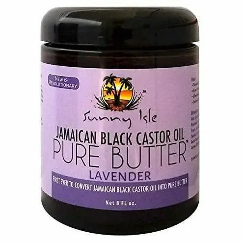 Sunny Isle: Jamaican Black Castor Oil Pure Butter Lavender 4Oz 1