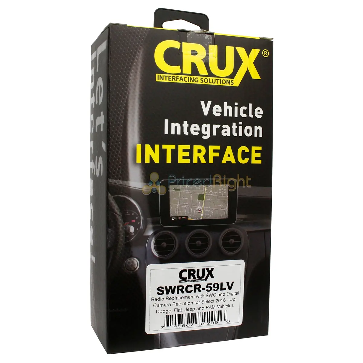 Crux Swrcr-59Lv Radio Replacement Interface For 2013-Up Dodge Fiat Jeep Ram 1