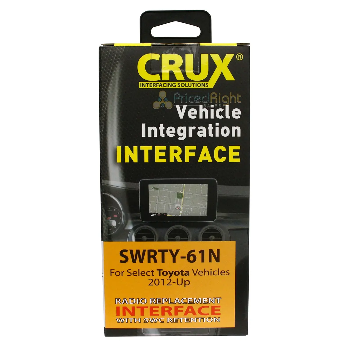 Crux Radio Replacement Swc & Oe Rvc Retention For Toyota Vehicles 2012-Up 1