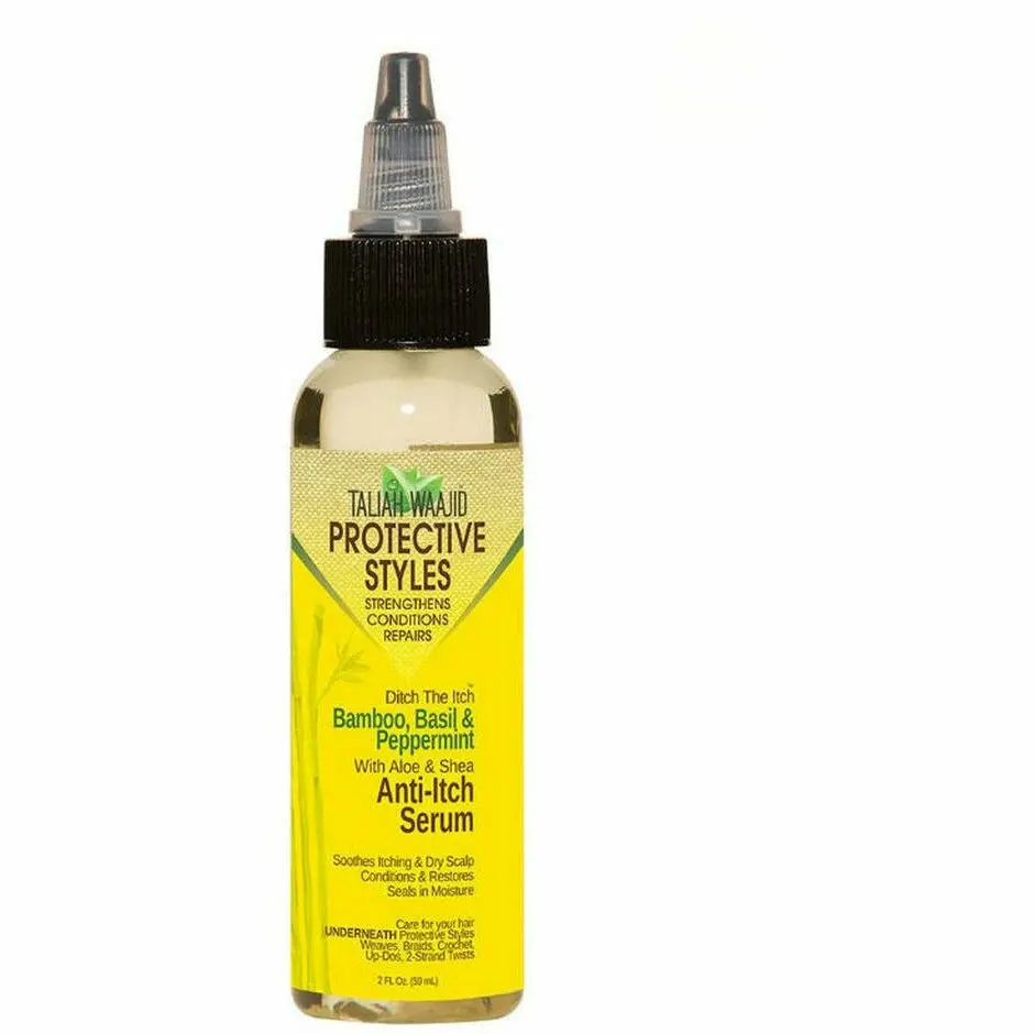 Taliah Waajid: Bamboo, Basil & Peppermint Anti-Itch Serum 2Oz 1