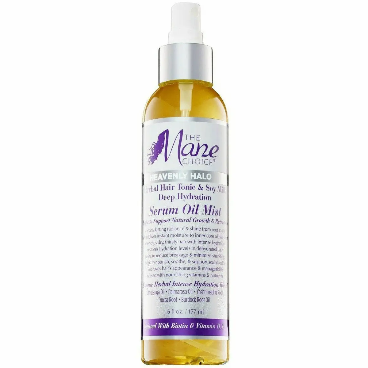 Mane Choice: Hair Tonic & Soy Milk Serum Oil Mist 6Oz 1