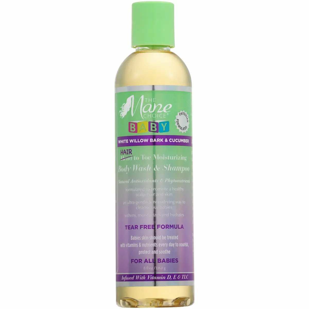 Mane Choice: Baby Hair To Toe Wash & Shampoo 8Oz 1