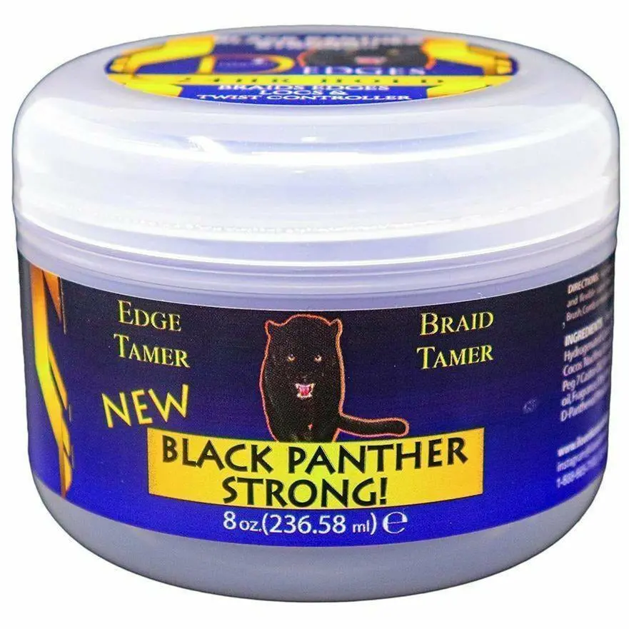 Black Panther Strong: 24Hr Braids And Edge Tamer 8Oz 1