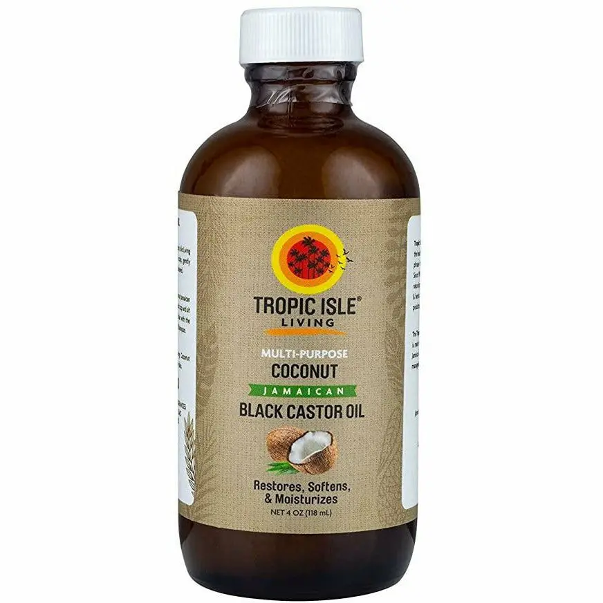 Tropic Isle Living: Multi-Purpose Coconut Jamaican Black Castor Oil 4Oz 1