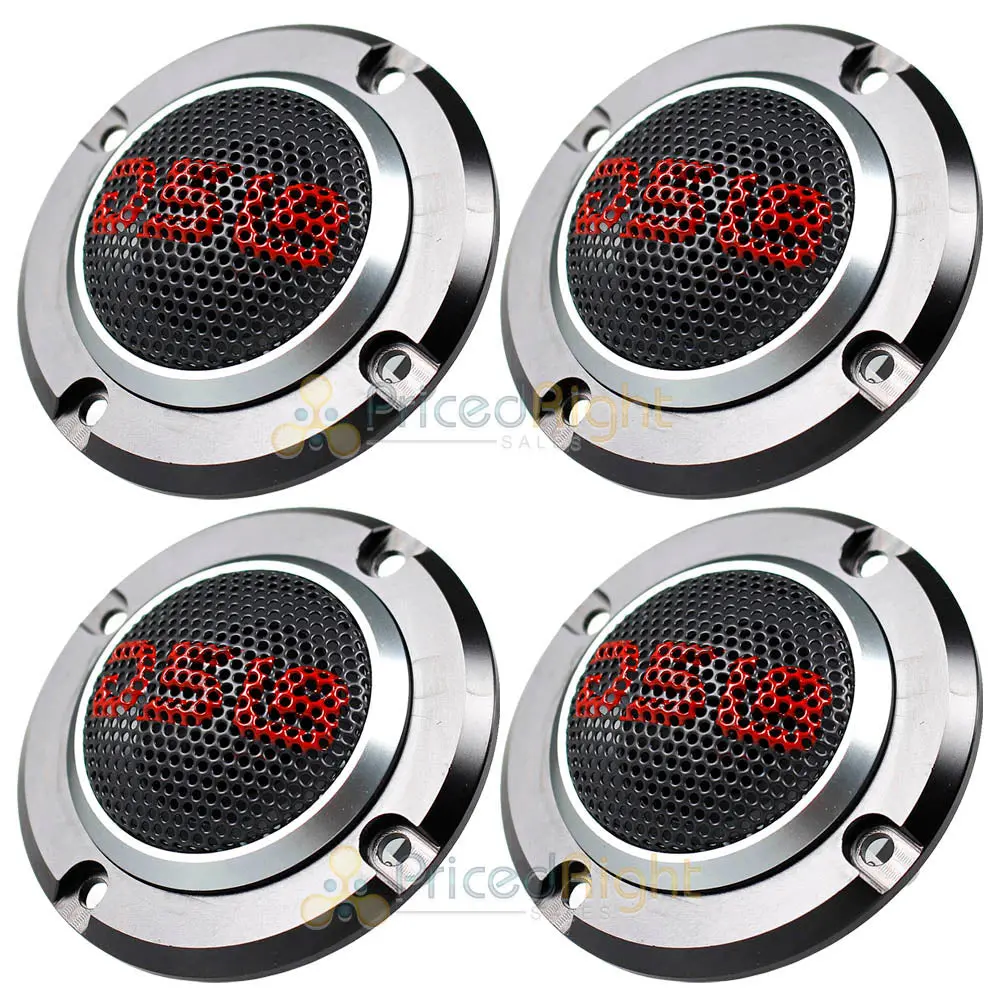 4 Ds18 Super Bullet Tweeters 280 Watts Max 4 Ohm Neodymium Magnet Pro-Twn4 1" Vc 1