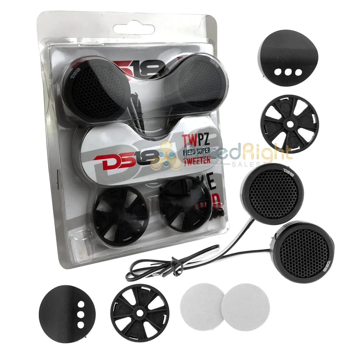 Ds18 Twpz 1" Inch Mirco Dome Tweeters 4 Ohms 80 Watts Max Built In Crossover 1