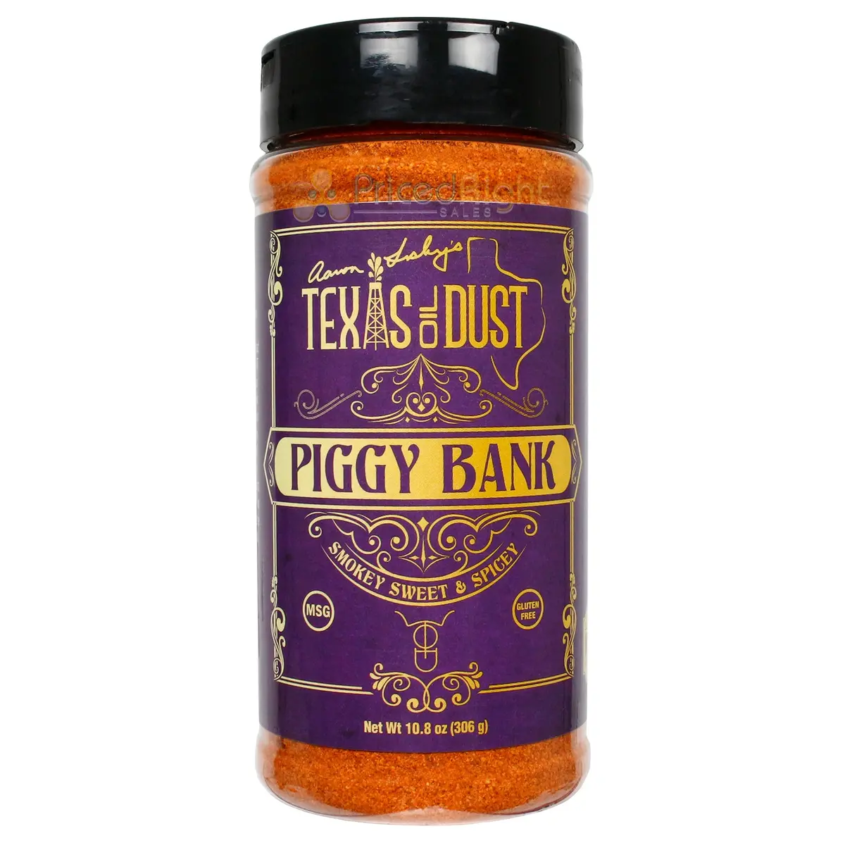 Texas Oil Dust Piggy Bank Pork Rub Smoky Sweet & Spicy No Msg Gluten Free 12Oz 1