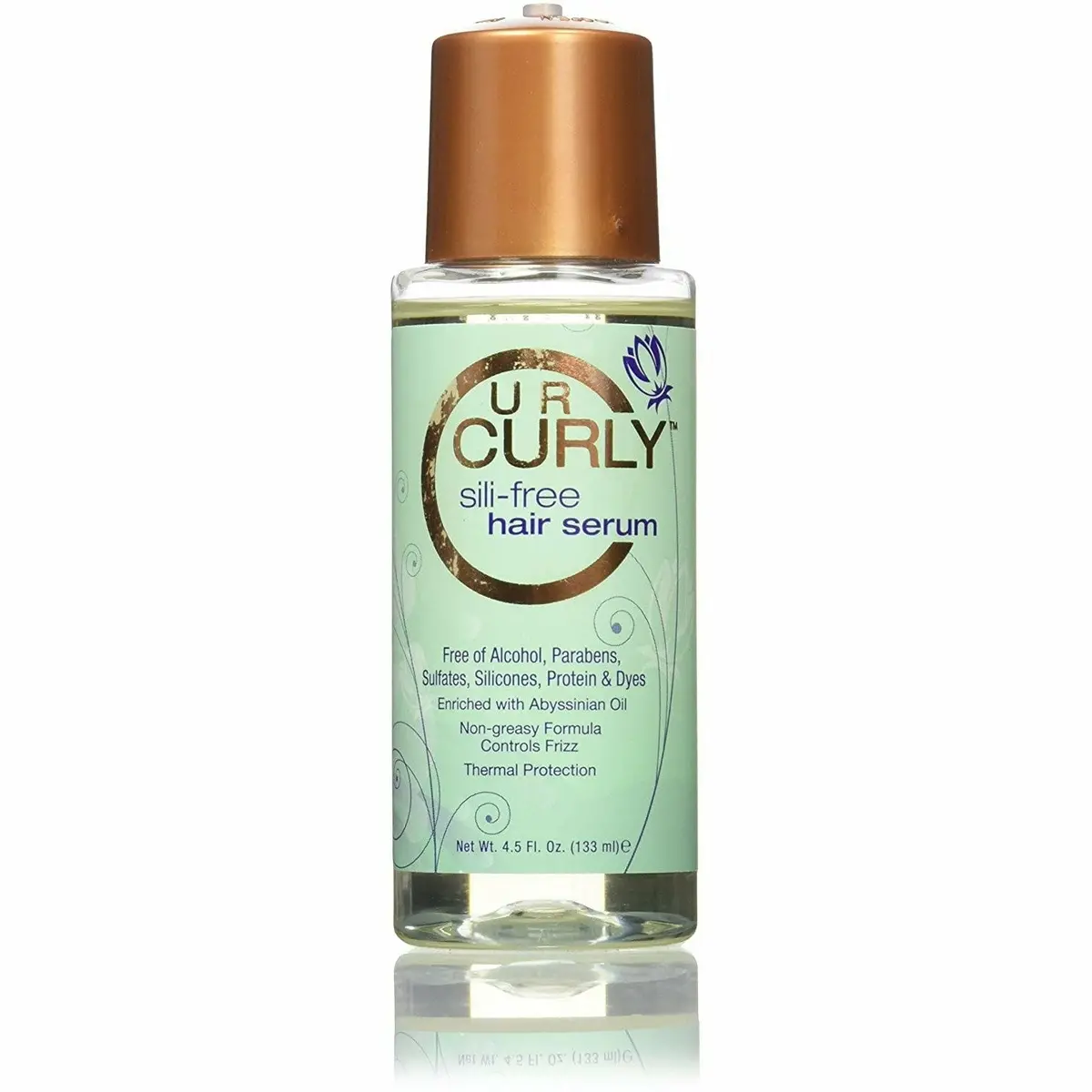 U R Curly: Sili-Free Hair Serum 4.5Oz 1
