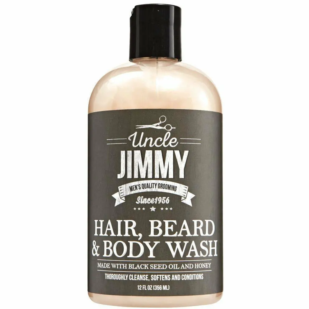 Uncle Jimmy: Hair, Beard & Body Wash 12Oz 1