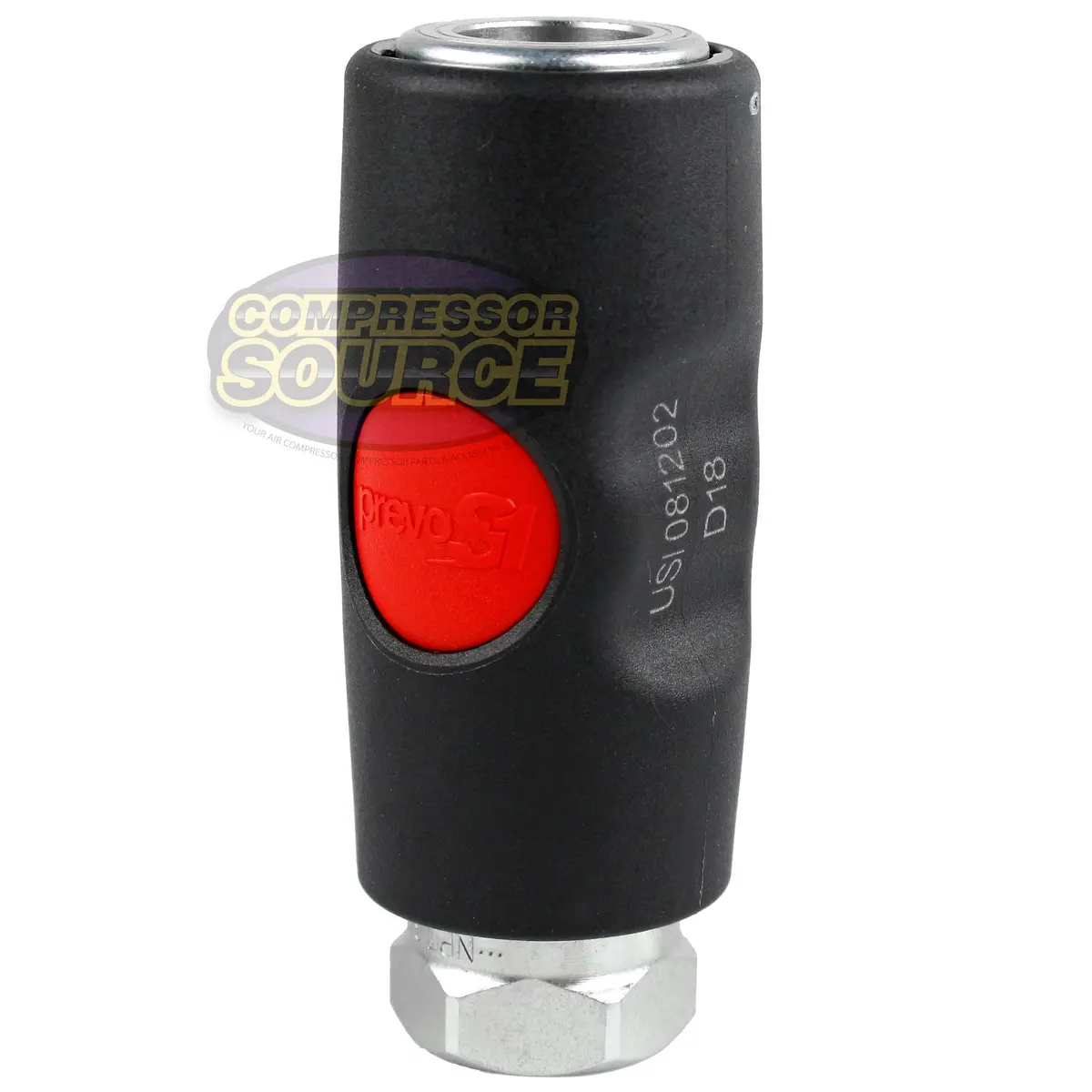 Prevost Truflate 3/8" Safety Coupler Usi081202 3/8" Fnpt Push Button Automotive 1