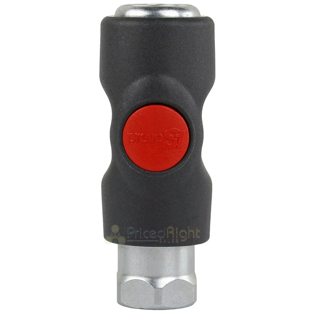 Prevost Usi061202 Push Button Automotive Style Truflate Coupler 3/8" Npt Prevos1 1