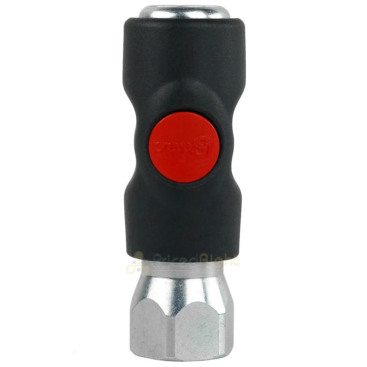 Prevost Usi 061203 Push Button Automotive Style Truflate Air Coupler 1/2" Npt 1