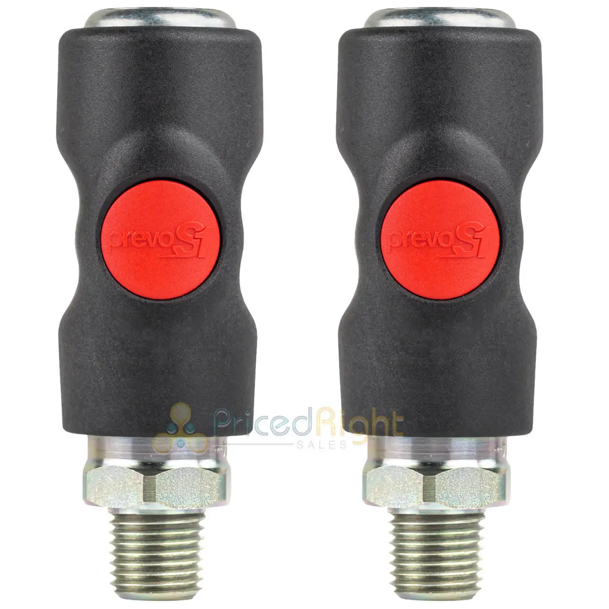2 Prevost Truflate Air Hose Coupler Usi061251 1/4" Npt Automotive Style Prevos1 1