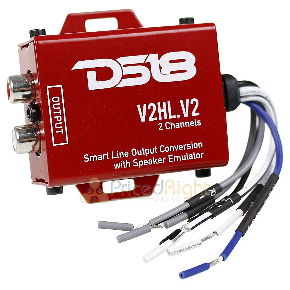 Ds18 2 Channel Hi Low Line Output Converter Speaker Emulator V2hl.V2 1