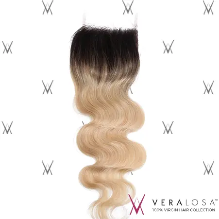Vera Losa™ Pre-Bleached 4X4 Swiss Lace Closure - Body Wave #1B/613 1