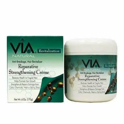 Via Natural: Reparative Strengthening Creme 6Oz 1