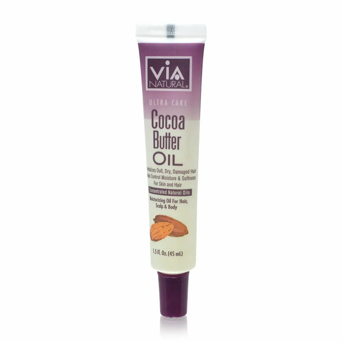 Via Natural: Ultra Care Cocoa Butter Oil 1.5Oz 1