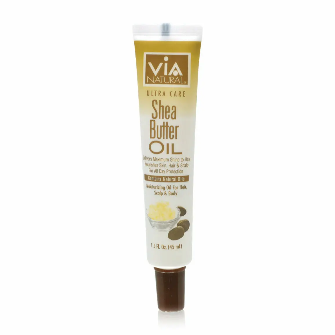 Via Natural: Ultra Care Shea Butter Oil 1.5Oz 1