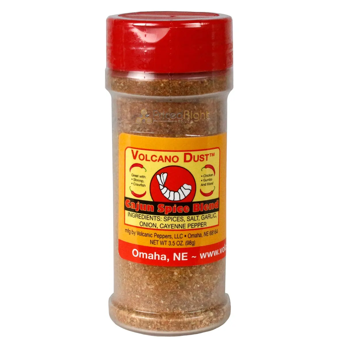 Volcanic Peppers Volcano Dust Cajun Spice Blend 3.5 Oz Vdcsbcsb 1
