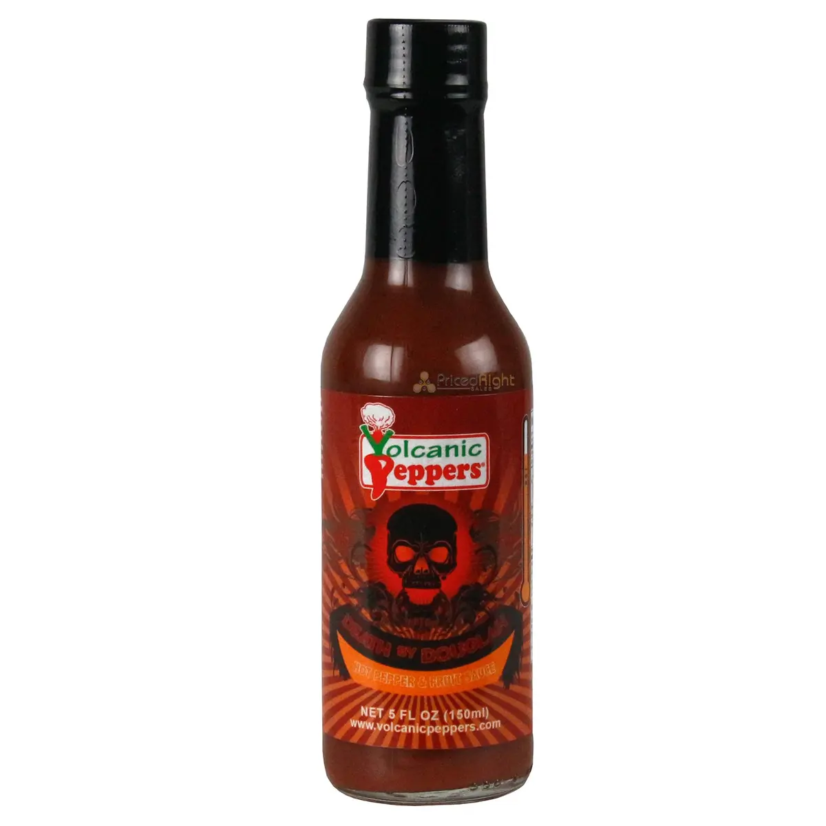 Volcanic Peppers Death By Douglah Hot Pepper And Fruit Hot Sauce 5 Oz Very Hot 1