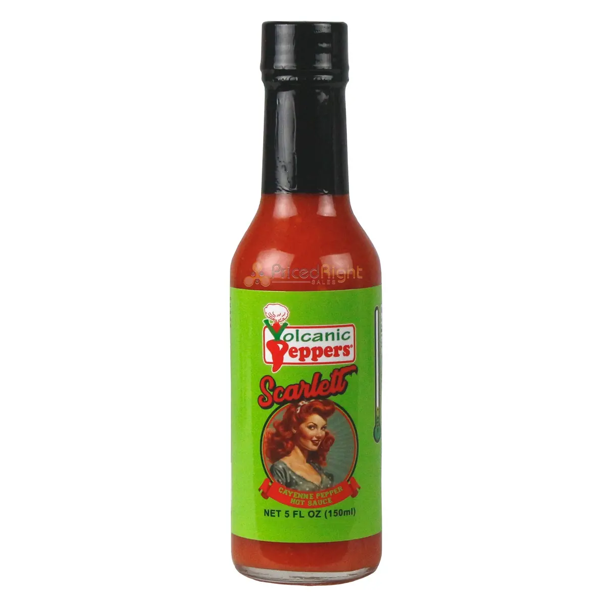 Volcanic Peppers Scarlett Cayenne Pepper Hot Sauce 5 Oz Mild Heat Vpscarlett 1