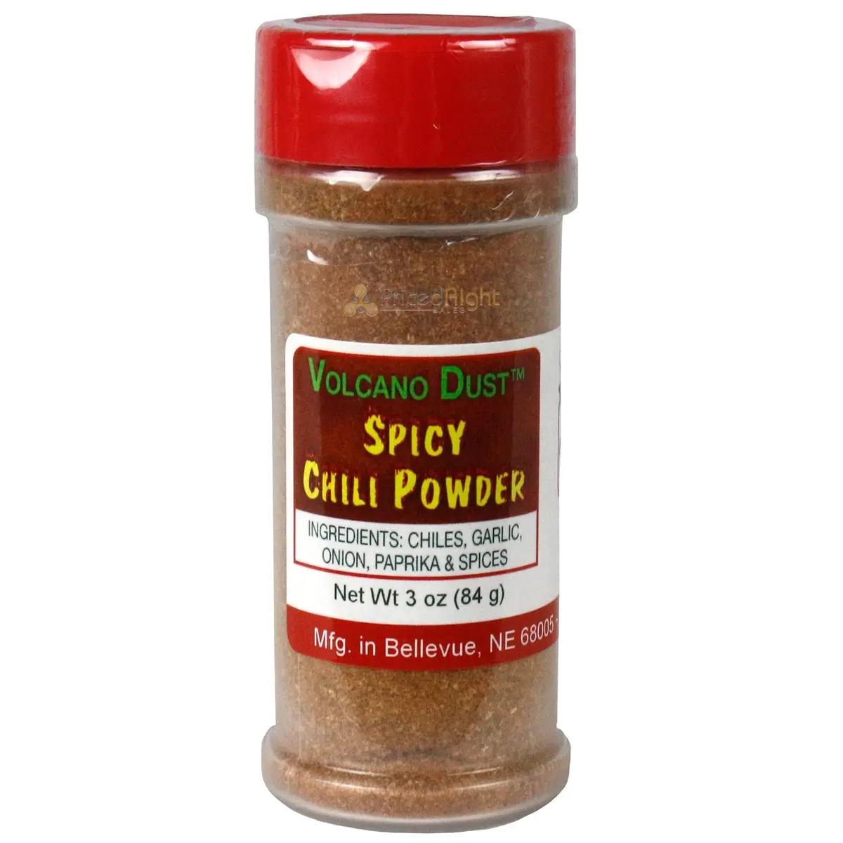Volcanic Peppers Volcanic Dust Spicy Chili Powder 3 Oz Vdscsc 1