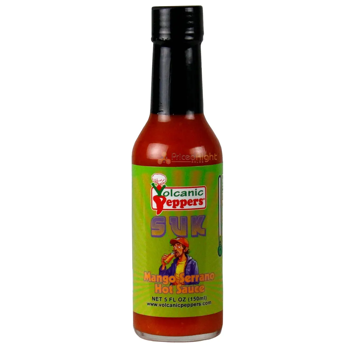 Volcanic Peppers Suk Mango Serrano Sauce 5 Oz Mild Heat 1