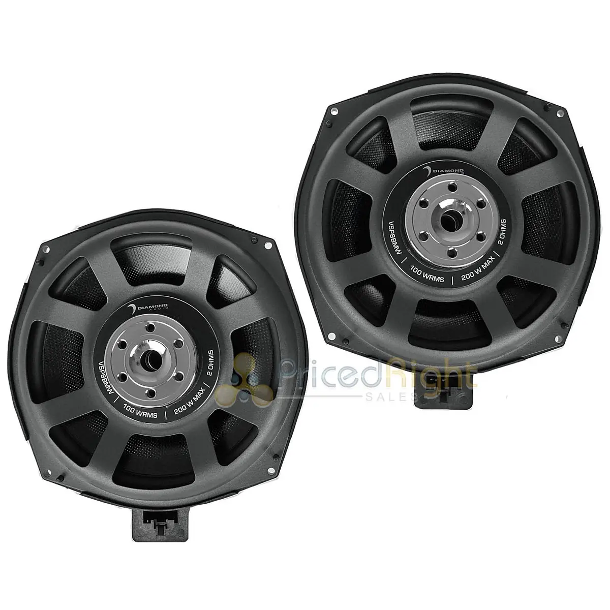 Diamond Audio Bmw Specific 8" Subwoofer Pair 200 Watts Max Power 2 Ohm Vsp8bmw 1