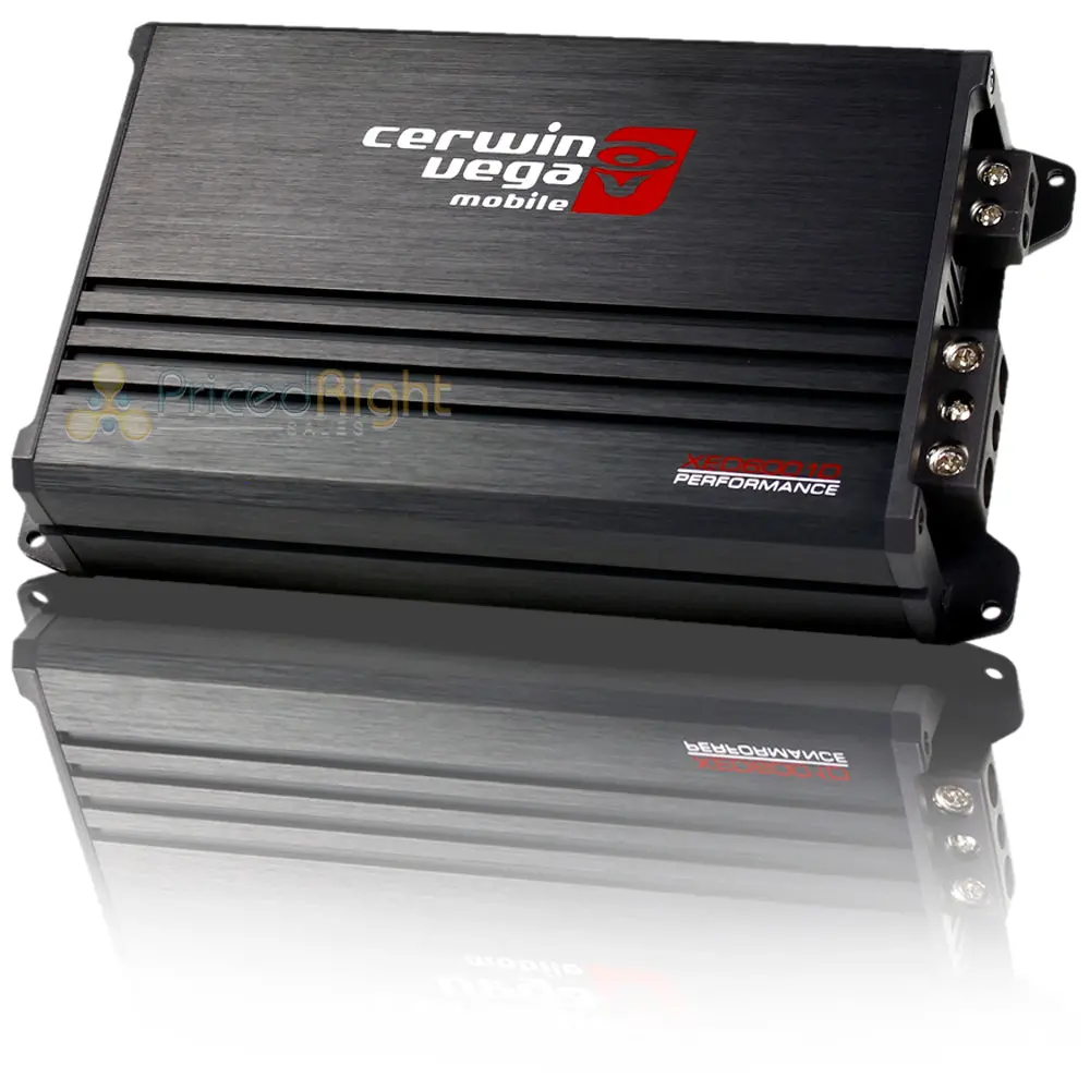 Cerwin Vega 1 Channel 800 Watt Monoblock Amp Xed Series Car Audio Bass Xed6001d 1