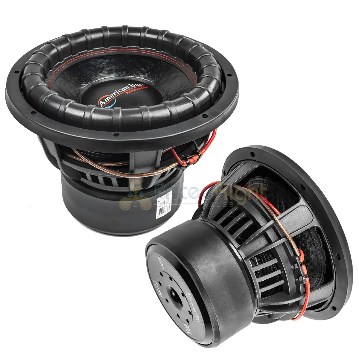 American Bass Xfl-1244 12" Subwoofers Dual 4 Ohm 2000 Watts Max Car Audio 2 Pack 1